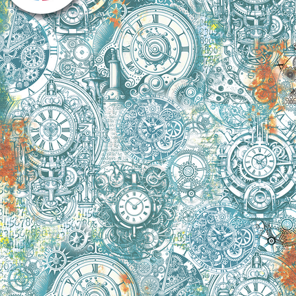 VELLUM CORAL REEF PAPER PATTERNS A4 6/PKG