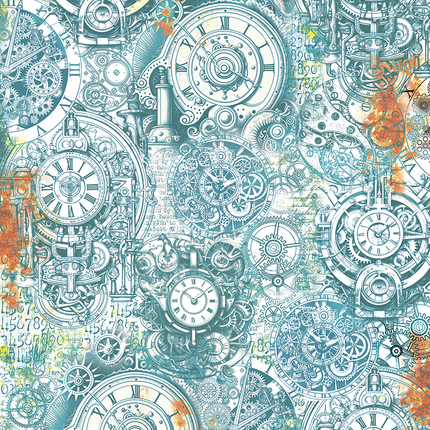 VELLUM CORAL REEF PAPER PATTERNS A4 6/PKG