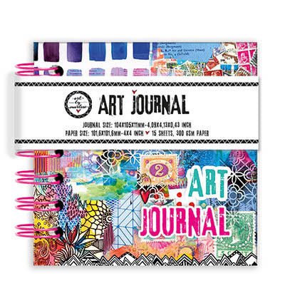 ABM Art journal 104x105mm, 15 sheets 300gr paper nr.12