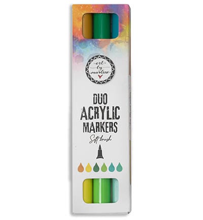 ABM Duo acrylic markers Greens Essentials nr.28