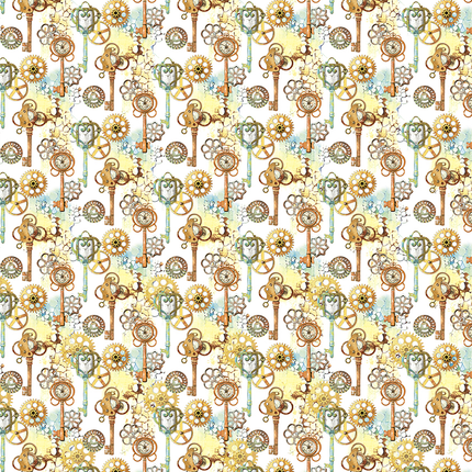 VELLUM CORAL REEF PAPER PATTERNS A4 6/PKG
