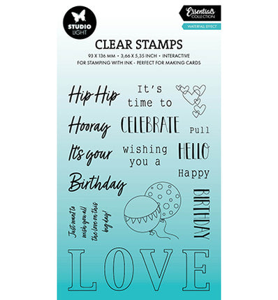 SL Clear stamp Waterfall effect Essentials nr.635