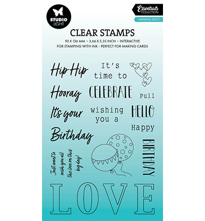 SL Clear stamp Waterfall effect Essentials nr.635