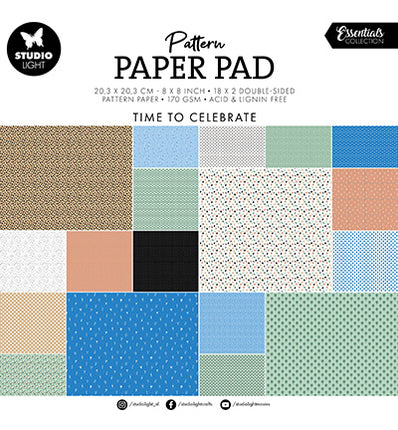 SL Pattern Paper Pad Background designs Essentials nr.154
