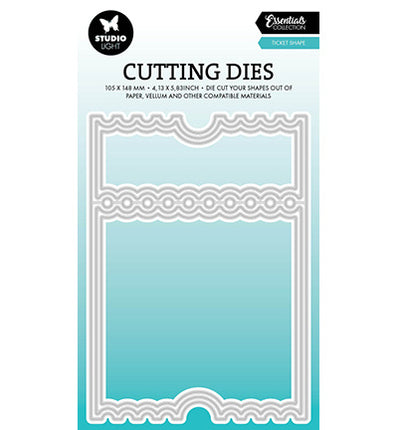 SL Cutting dies Ticket card shape Essentials nr.822