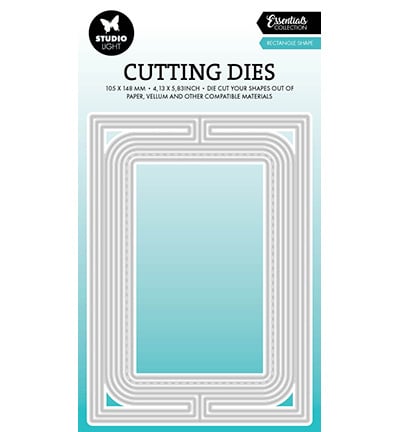 SL Cutting dies Rectangle card shape Essentials nr.823
