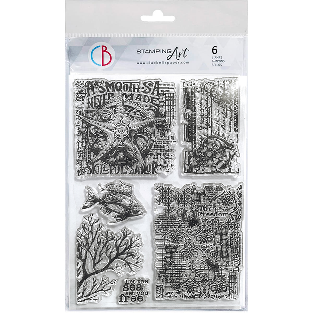 CLEAR STAMP SET 6"X8" SUBMERSIBLE SECRETS