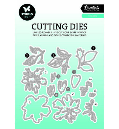 SL Cutting Dies Layered - Hibiscus Essentials nr.812