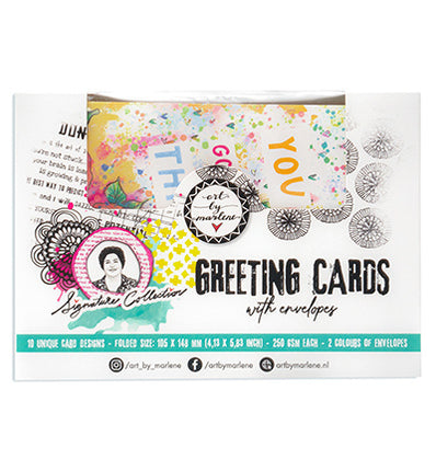 ABM Greeting Cards 10 unique designs Signature Collection nr.01