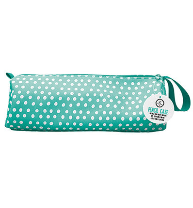 ABM Pencil Case Turquoise with white dots Signature Collection nr.03