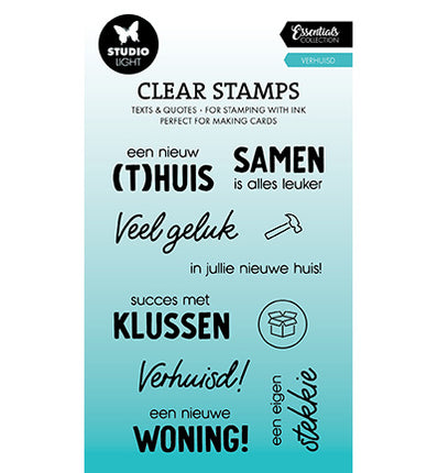 SL Clear stamp Verhuisd Essentials nr.644
