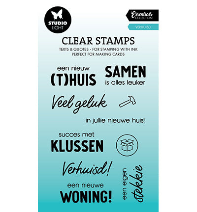 SL Clear stamp Verhuisd Essentials nr.644