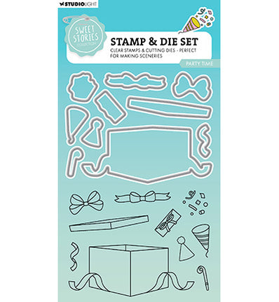 SL Stamp & Cutting Die Party time Sweet Stories nr.79