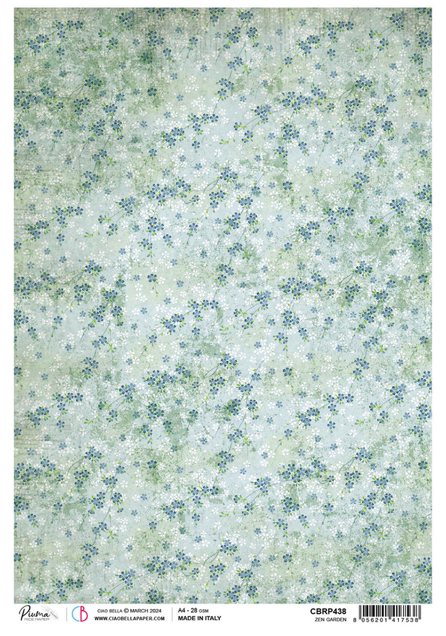 RICE PAPER A4 ZEN GARDEN