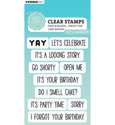 SL Clear Stamp Let's celebrate Sweet Stories nr.661
