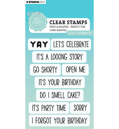 SL Clear Stamp Let's celebrate Sweet Stories nr.661