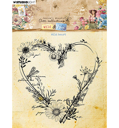 JMA Clear Stamp Wild heart Wild & Free nr.670