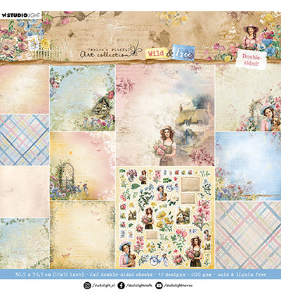 JMA Design Paper Pad Double-sided scrapbooking Wild & Free nr.182
