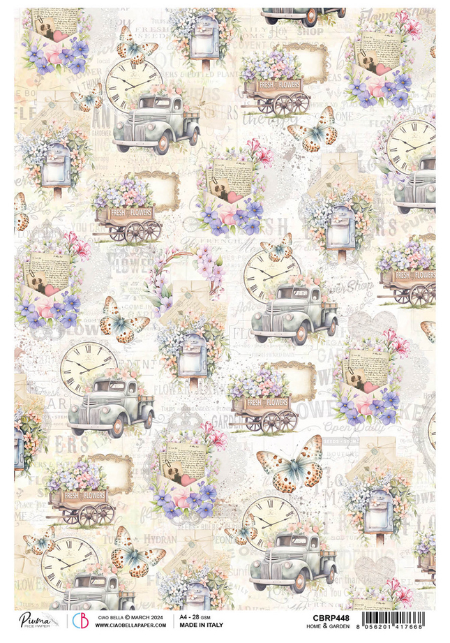 RICE PAPER A4 HOME & GARDEN