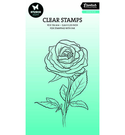 SL Clear Stamp Single rose Essentials nr.693