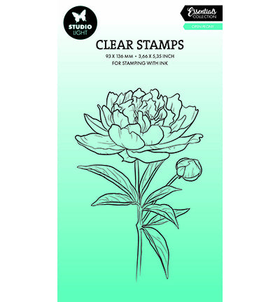 SL Clear Stamp Open peony Essentials nr.694