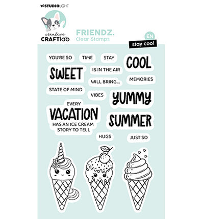 CCL Clear Stamp Stay cool Friendz nr.690