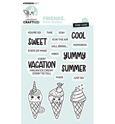 CCL Clear Stamp Stay cool Friendz nr.690