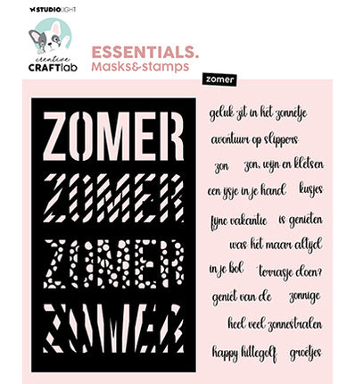 CCL Mask & stamps Zomer Essentials nr.08