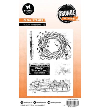 GR Clear Stamp Winter fair Grunge Collection nr.680