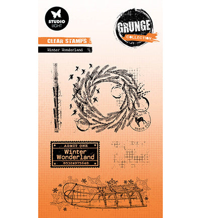 GR Clear Stamp Winter fair Grunge Collection nr.680