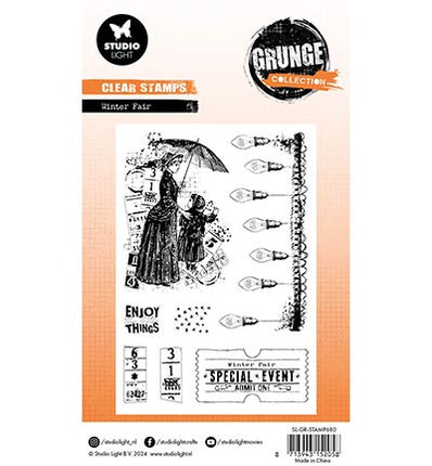 GR Clear Stamp Winter fair Grunge Collection nr.680