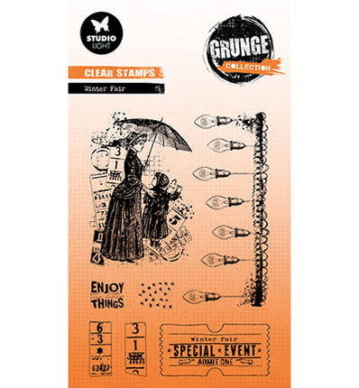 GR Clear Stamp Winter fair Grunge Collection nr.680