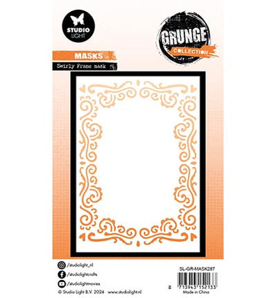 GR Mask Swirly frame Grunge Collection nr.287