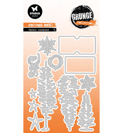 GR Cutting Die Winter elements Grunge Collection nr.832