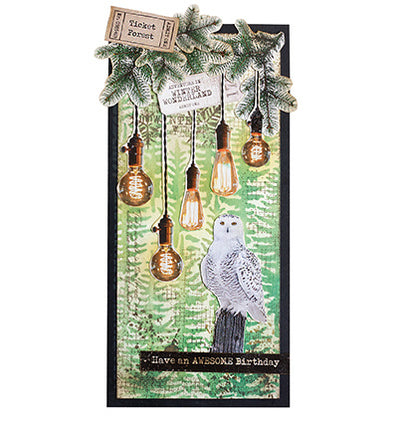 GR Clear Stamp Forest wonders Grunge Collection nr.681