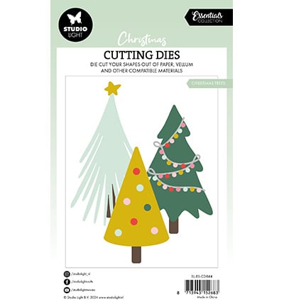SL Cutting Dies Christmas trees Essentials nr.844