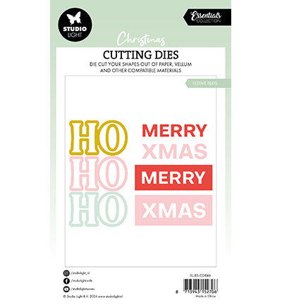 SL Cutting Dies Festive texts Essentials nr.846