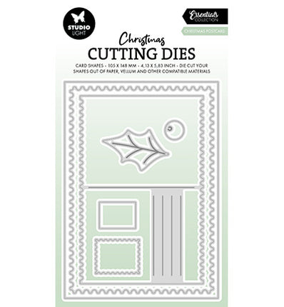 SL Cutting Dies Christmas postcard Essentials nr.847