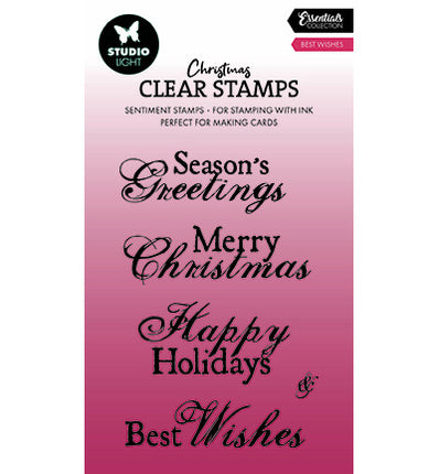 SL Clear Stamp Best Wishes Essentials nr.698