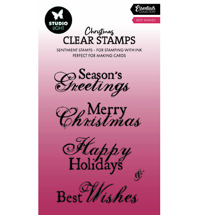 SL Clear Stamp Best Wishes Essentials nr.698