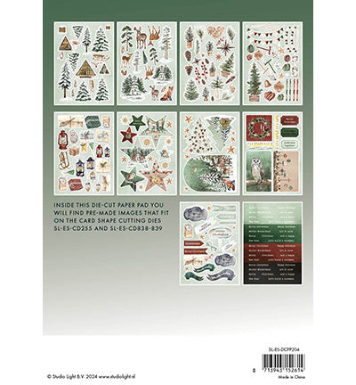 SL Die-cut Paper Pad Festive Forest Essentials nr.204