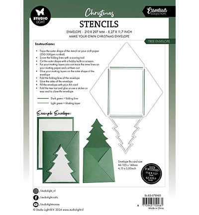 SL Stencil Tree Envelope Essentials nr.03