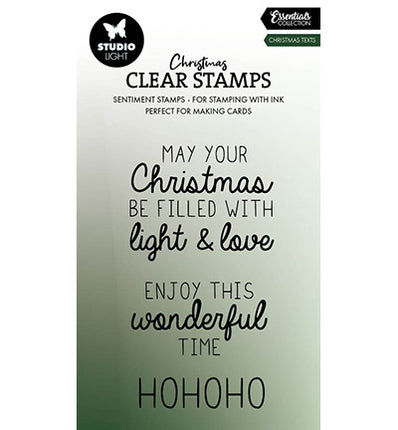 SL Clear Stamp Christmas texts Essentials nr.696