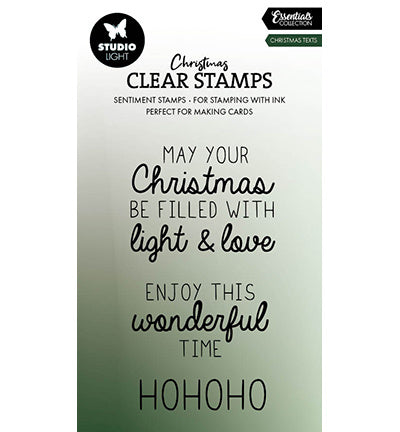 SL Clear Stamp Christmas texts Essentials nr.696