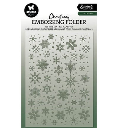 SL Embossing Folder Ice crystals Essentials nr.21