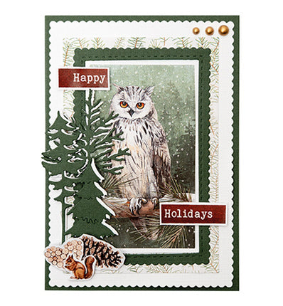 SL Die-cut Paper Pad Festive Forest Essentials nr.204