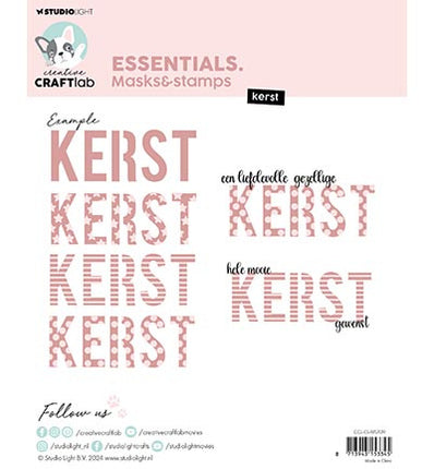 CCL Mask & stamps Kerst Essentials nr.09