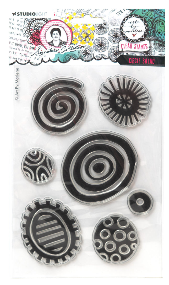 ABM Clear Stamp Circle Salad Signature Collection nr.714