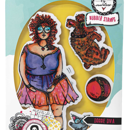 ABM Cling Stamp Doggie diva Signature Collection nr.701
