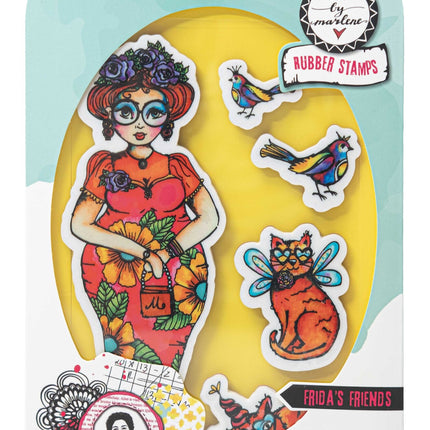 ABM Cling Stamp Frida's friends Signature Collection nr.702